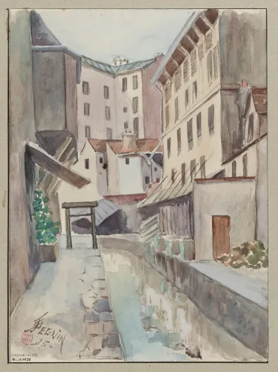 Le Bord De La Bievre A Lavenue Des Gobelins