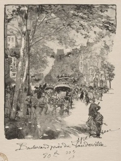 Le Boulevard Pres Du Vaudeville