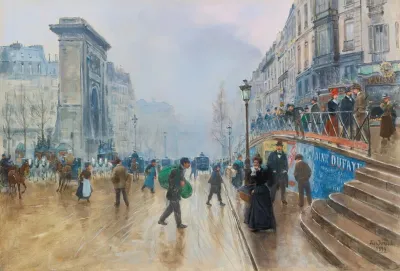 Le Boulevard Saint Denis A Paris