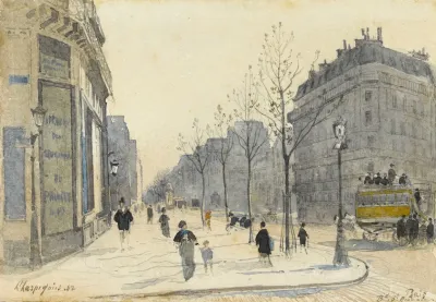 Le Boulevard Saint Germain A Paris