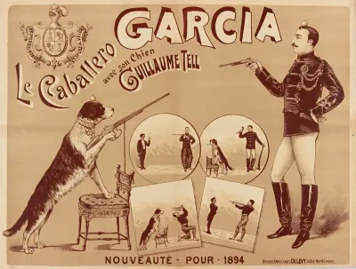 Le Cabarello Garcia Avec Son Chien Guillaume Tell