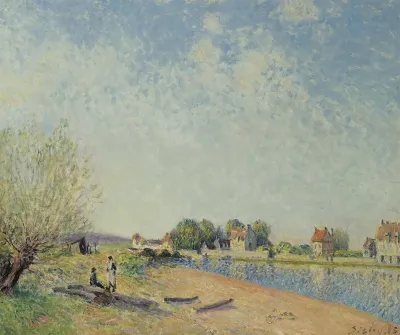 Le Canal Du Loing A Saint Mammes