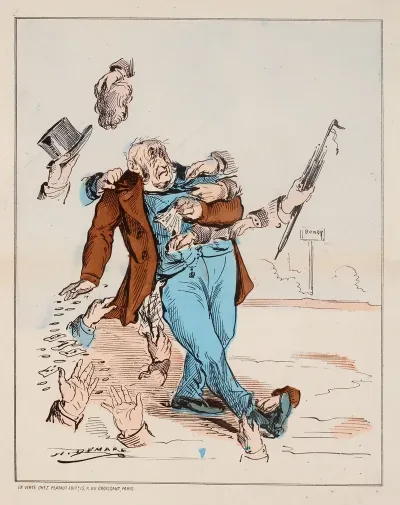 Le Cauchemar Du Jour De Lan Par H Demare La Curee