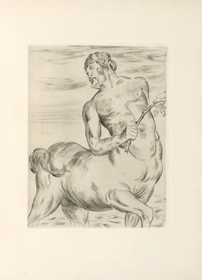 Le Centaure Suivi De La Bacchante Pl 01