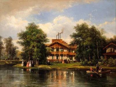 Le Chalet De La Porte Jaune Au Bois De Vincennes