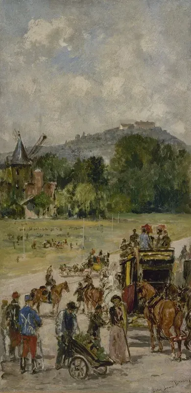 Le Champ De Courses De Longchamp