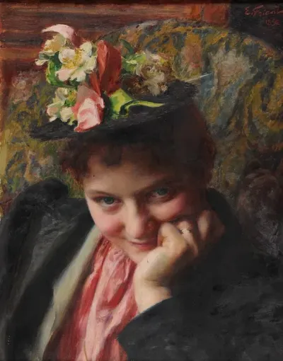Le Chapeau A Fleurs