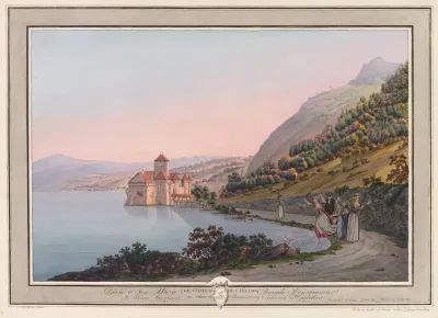 Le Chateau De Chillon En Alant De Villeneuve A Vevey