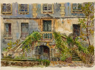 Le Chateau De Victor Hugo A Gentilly Cote Du Jardin