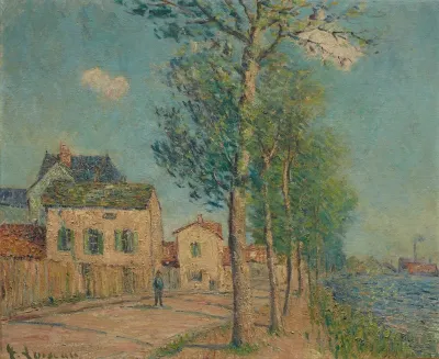 Le Chemin Au Bord De La Riviere