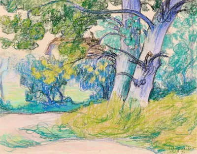 Le Chemin Dans Un Sous Bois