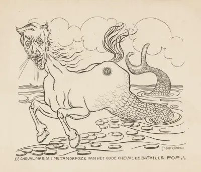 Le Cheval Marin Metamorfoze Van Het Oude Cheval De Bataille Pop