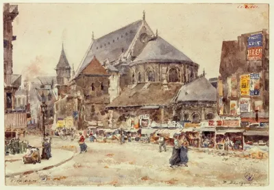 Le Chevet De Leglise Saint Nicolas Des Champs