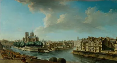 Le Chevet De Notre Dame Et La Pointe Occidentale De Lile Saint Louis