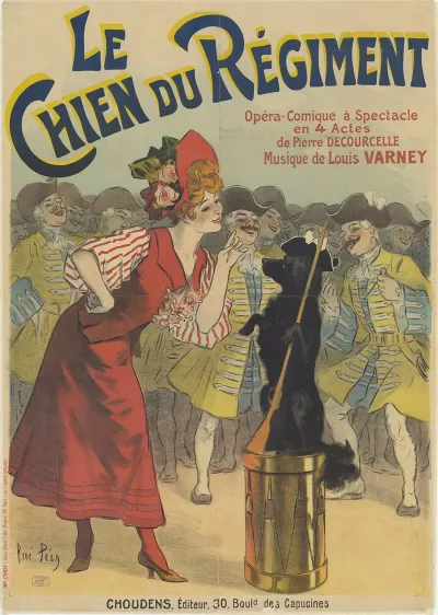 Le Chien Du Regiment Opera Comique A Spectacle En 4 Actes De Pierre Decourcelle Musique De Louis Varney