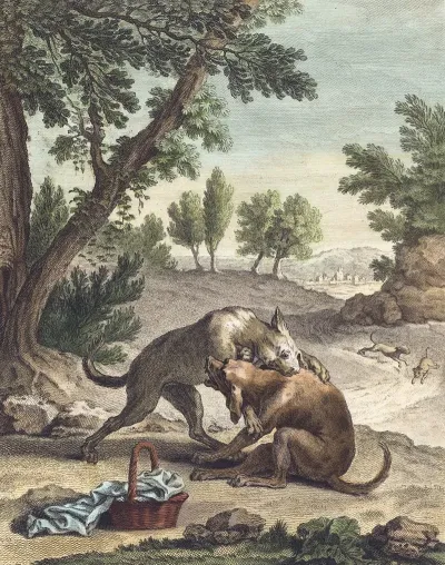 Le Chien Qui Porte A Son Cou Le Diner De Son Maitre The Dog Carrying His Masters Supper