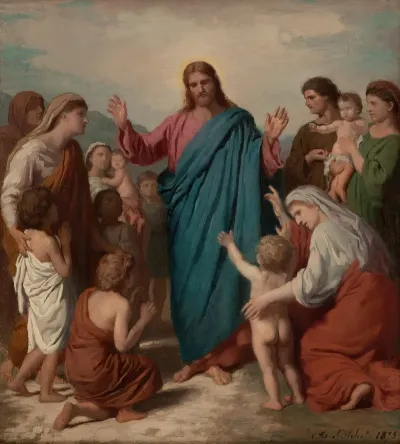 Le Christ Au Milieu Des Enfants