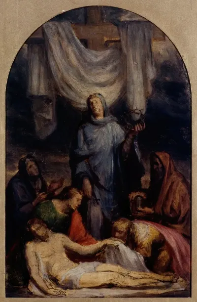 Le Christ Descendu De La Croix