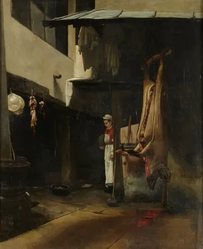 Le Cochon Cour De Charcutier