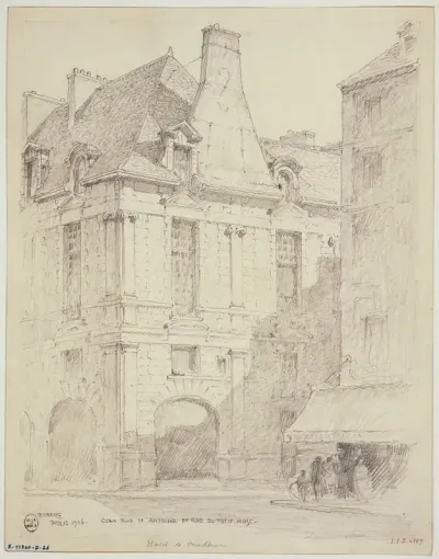 Le Coin De La Rue Saint Antoine Et De La Rue Du Petit Musc