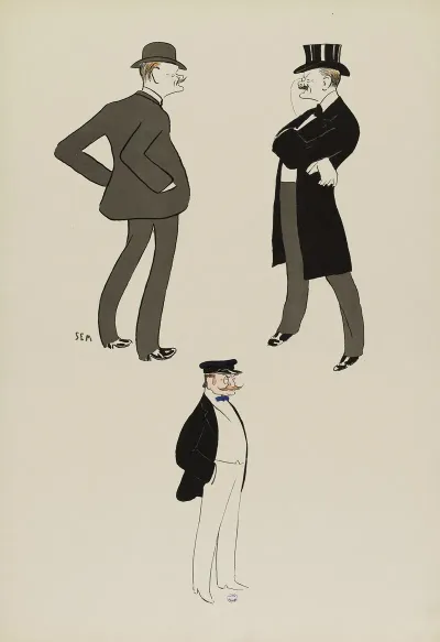 Le Comte Hubert De Pourtales Et Le Duc Elie Decazes