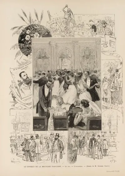 Le Congres De La Meunerie Francaise Le Bal Lexposition