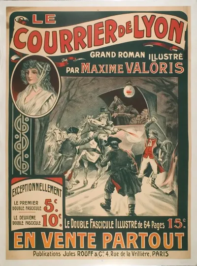 Le Courrier De Lyon Grand Roman Illustre Par Maxime Valoris