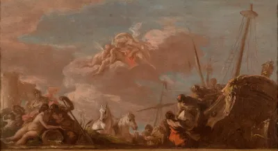 Le Dechargement En Bord De Seine De Marchandises En Provenance De La Louisiane