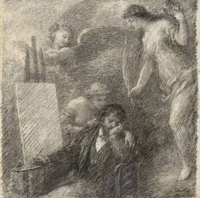 Le Decouragement De Lartiste The Discouraged Artist