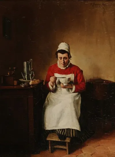 Le Dejeuner Ou Le Bol De Cafe
