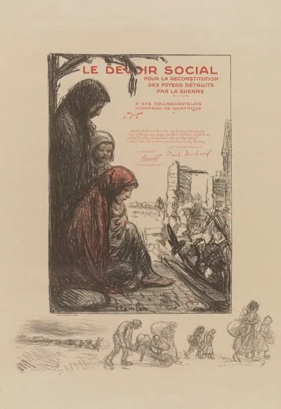 Le Devoir Social Pour La Reconstitution Des Foyers Detruits Par La Guerre