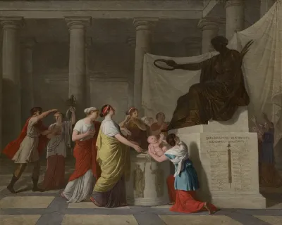 Le Devouement Des Citoyennes De Paris The Dedication Of The Citizens Of Paris