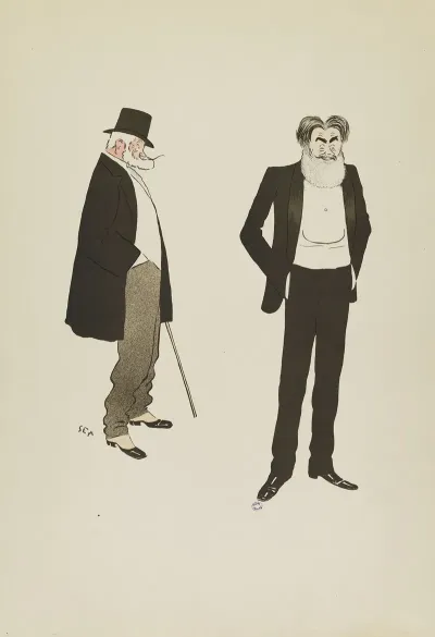 Le Duc De Chartres Et Le Baron Henckel De Donnesmarck