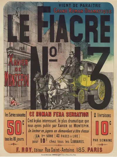 Le Fiacre N13 Par Xavier De Montepin