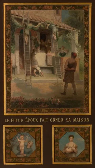 Le Futur Epoux Fait Orner Sa Maison