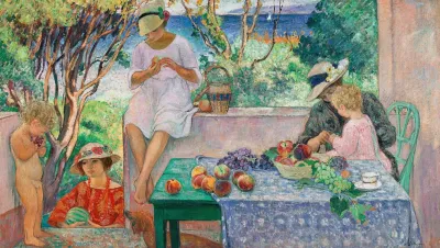 Le Gouter Sur La Terrasse A Sainte Maxime