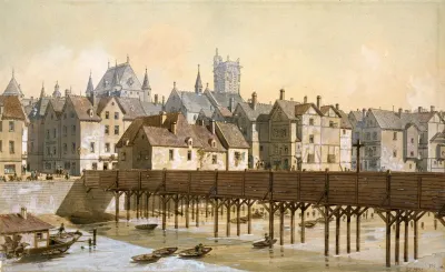 Le Grand Chatelet Et Le Pont De Bois 1621 1645