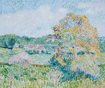 Le Grand Noyer A Eragny Automne