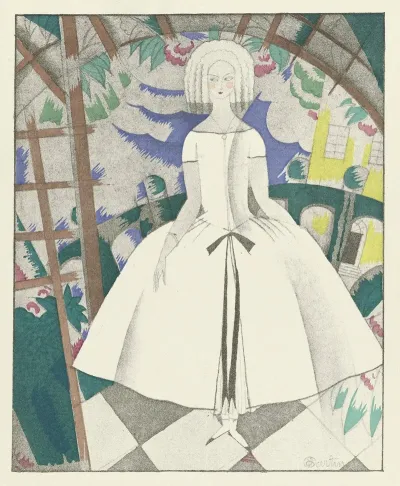 Le Jardin De Linfante Robe Du Soir De Paul Poiret