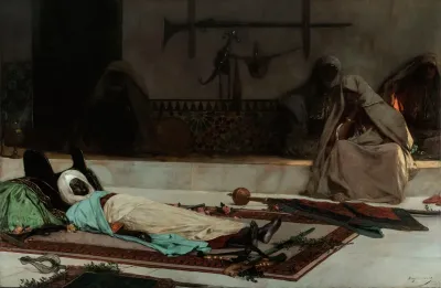 Le Jour Des Funerailles Scene Du Maroc