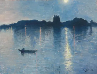 Le Lac Au Clair De Lune
