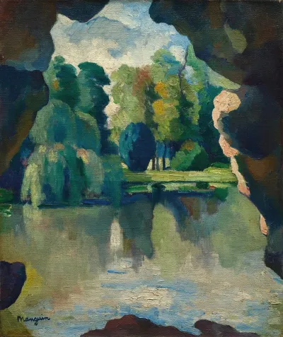 Le Lac De Bagatelle Bois De Boulogne