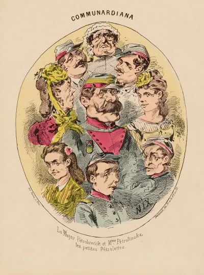 Le Major Petrolowick Et Mme Petrolinska Les Petites Petrolettes