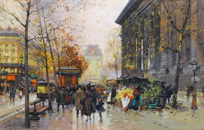 Le Marche Aux Fleurs La Madeleine