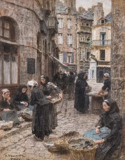 Le Marche Aux Poissons St Malo