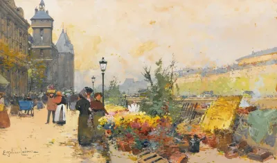 Le Marche Des Fleurs A La Cite