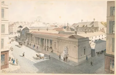 Le Marche Du Temple En 1840 Et Le Couvent De Ladoration Perpetuelle Du Saint Sacrement