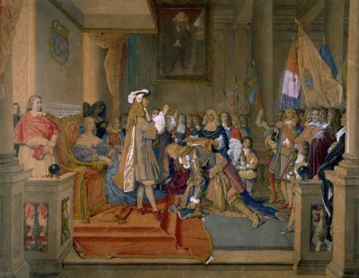 Le Marechal De Berwick Recevant La Toison Dor