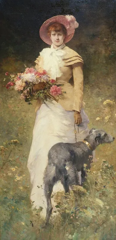 Le Matin Dit Aussi Femme Au Chien