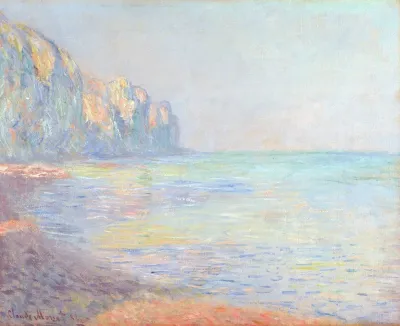 Le Matin Temps Brumeux Pourville Misty Morning At Pourville